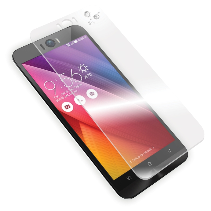 AREA Pellicola protettiva in vetro temperato Area per Asus Zenfone 2 Laser